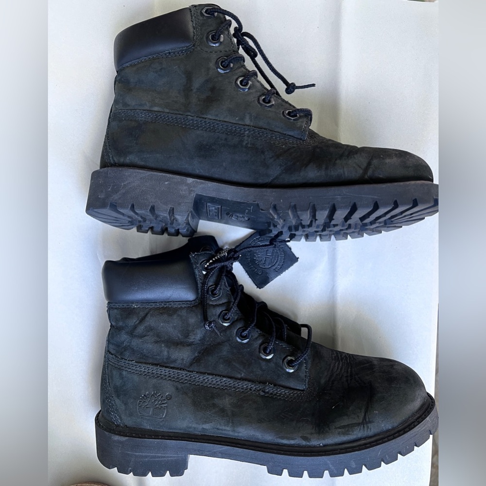 Timberland Black Suede Boots